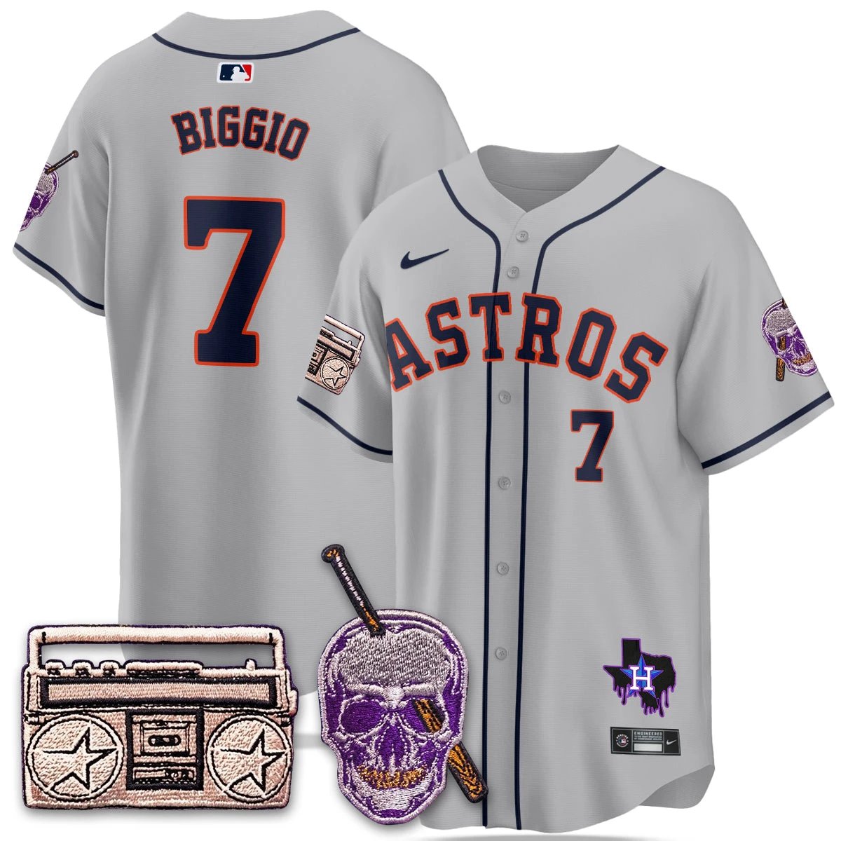 HOU DJ Screw Patch Vapor Premier Limited Jersey - All Stitched by Digigearus