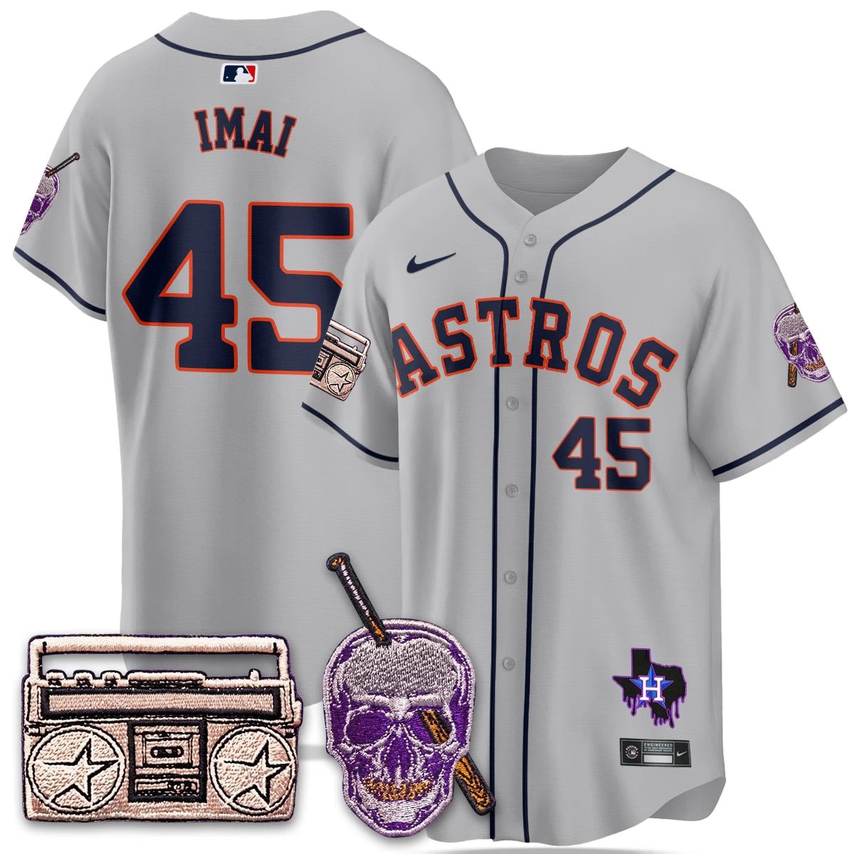 HOU DJ Screw Patch Vapor Premier Limited Jersey - All Stitched by Digigearus