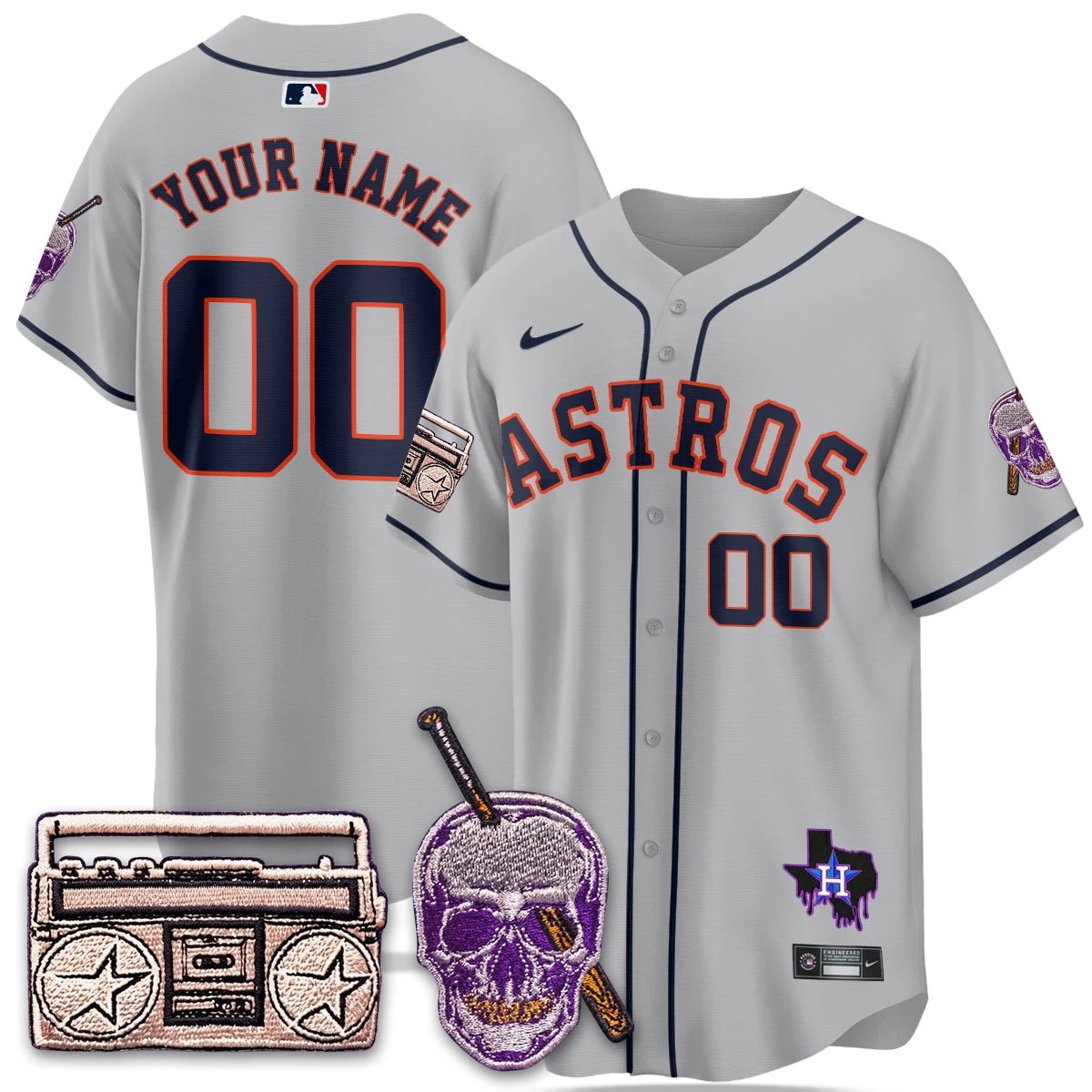HOU DJ Screw Patch Vapor Premier Limited Jersey - All Stitched by Digigearus
