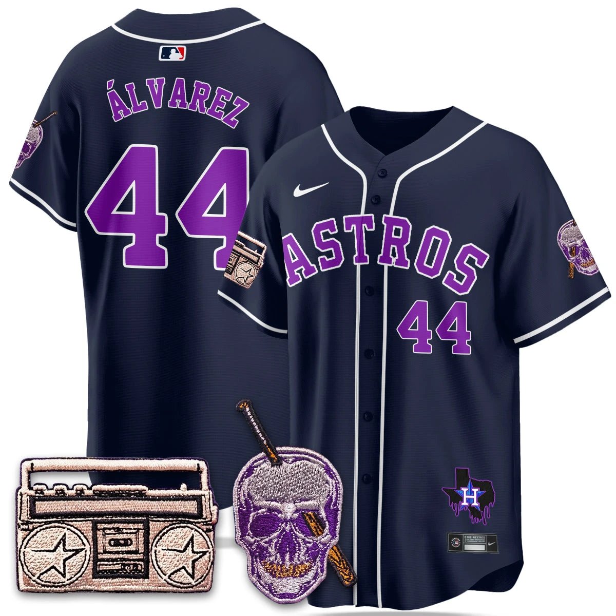 HOU DJ Screw Patch Vapor Premier Limited Jersey - All Stitched by Digigearus
