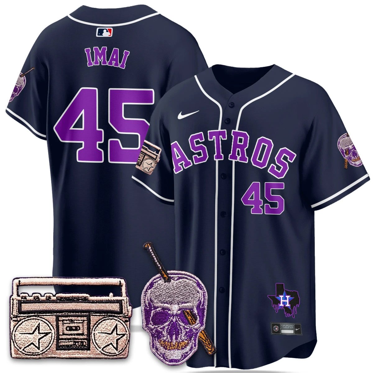 HOU DJ Screw Patch Vapor Premier Limited Jersey - All Stitched by Digigearus