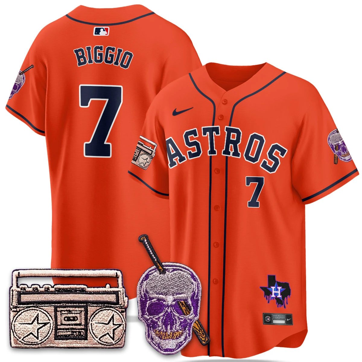 HOU DJ Screw Patch Vapor Premier Limited Jersey - All Stitched by Digigearus