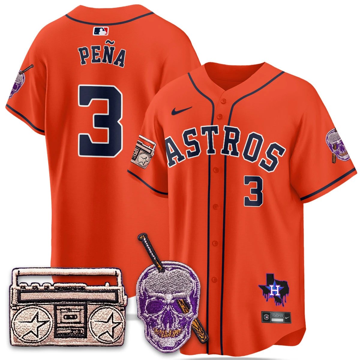 HOU DJ Screw Patch Vapor Premier Limited Jersey - All Stitched by Digigearus