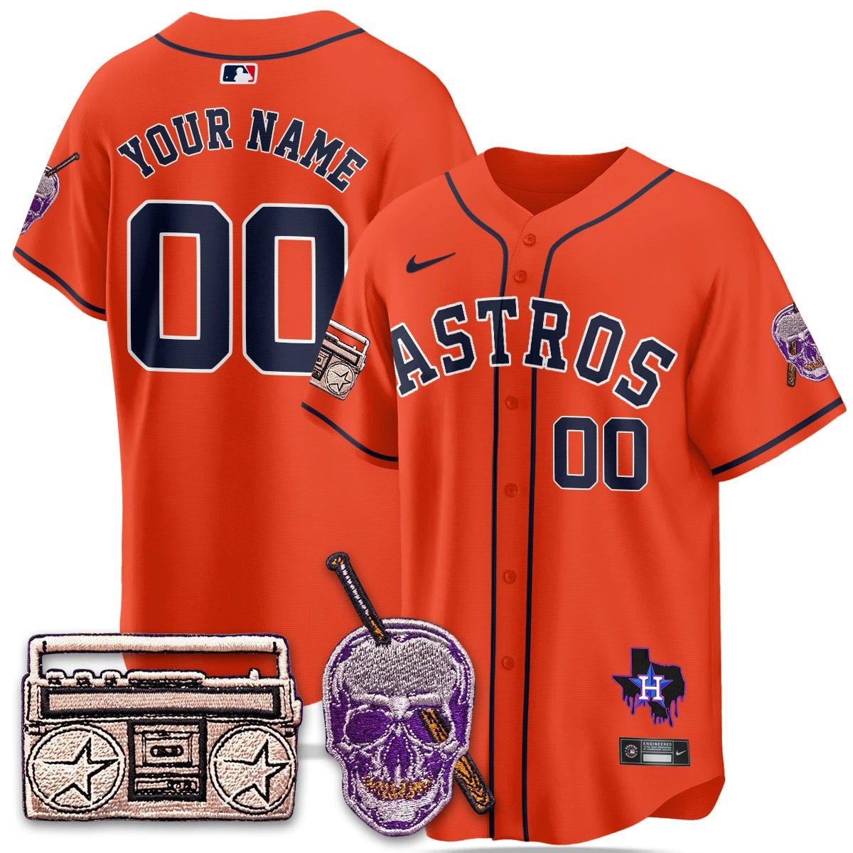 HOU DJ Screw Patch Vapor Premier Limited Custom Jersey - All Stitched by Digigearus