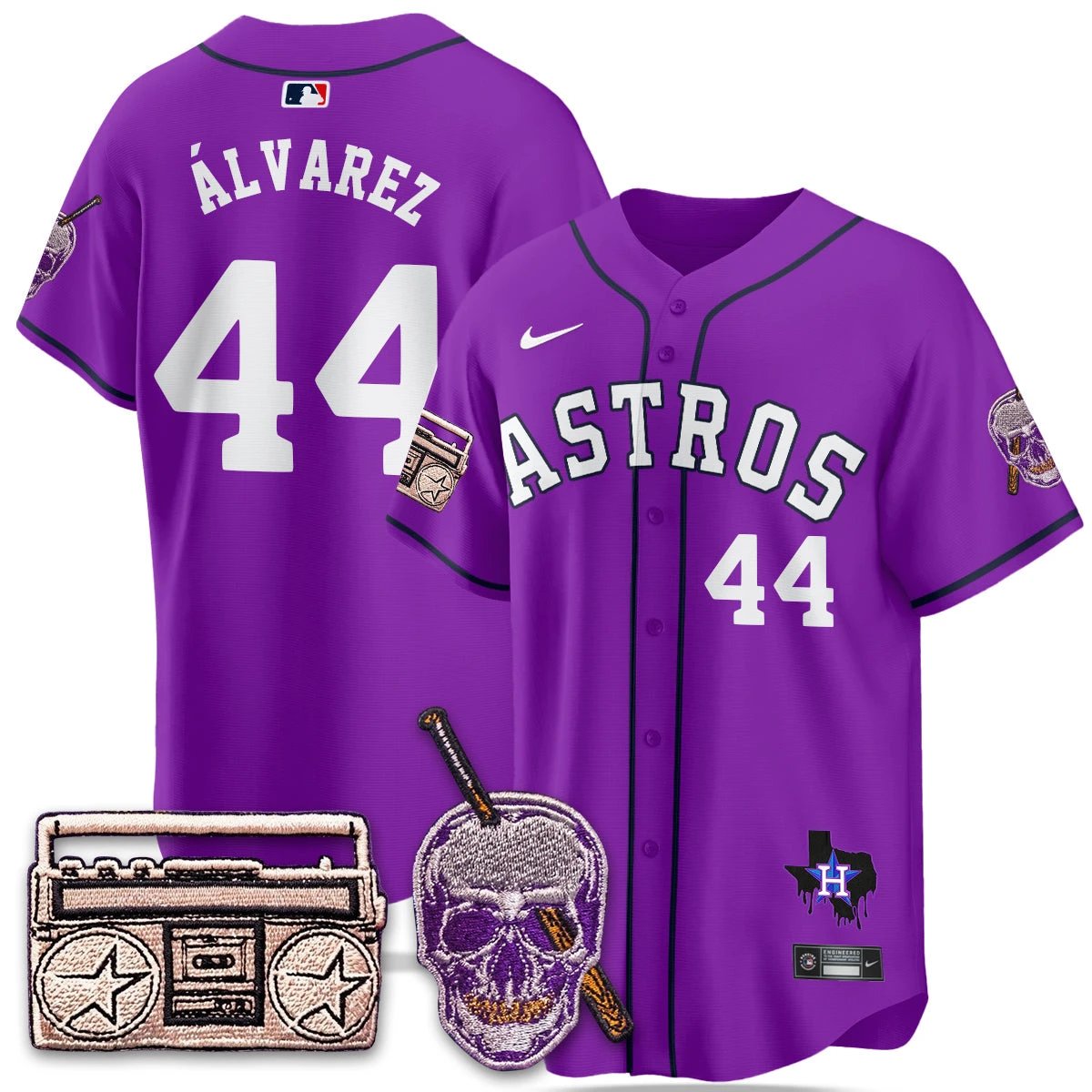 HOU DJ Screw Patch Vapor Premier Limited Jersey - All Stitched by Digigearus