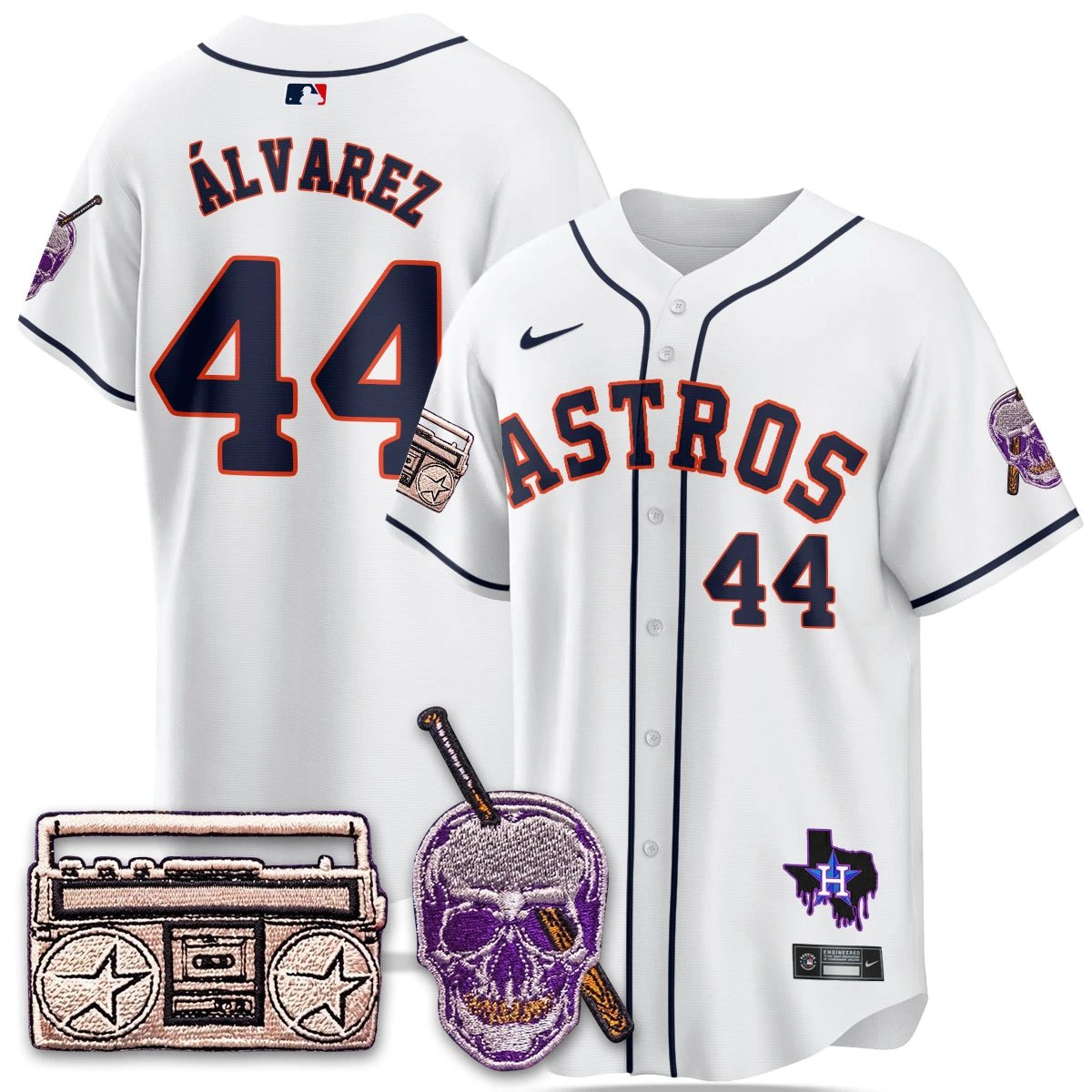 HOU DJ Screw Patch Vapor Premier Limited Jersey - All Stitched by Digigearus
