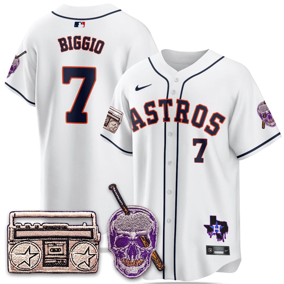HOU DJ Screw Patch Vapor Premier Limited Jersey - All Stitched by Digigearus