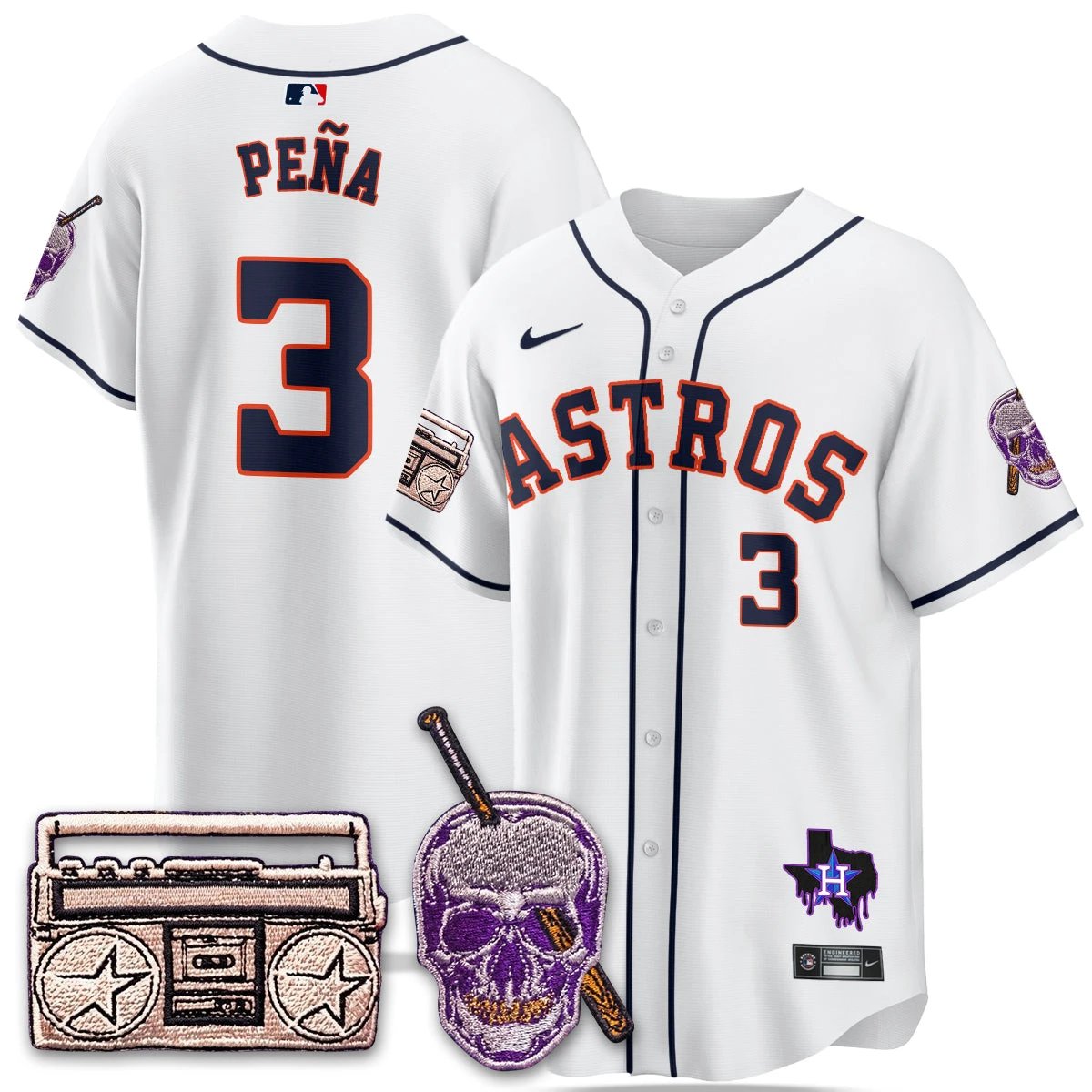 HOU DJ Screw Patch Vapor Premier Limited Jersey - All Stitched by Digigearus