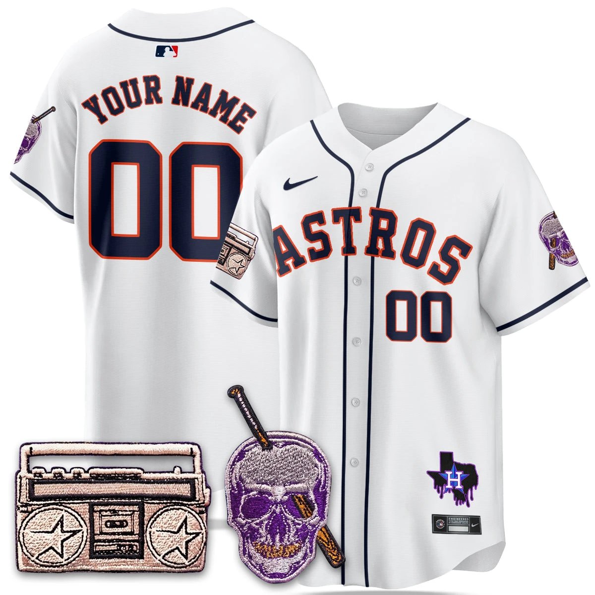 HOU DJ Screw Patch Vapor Premier Limited Custom Jersey - All Stitched by Digigearus