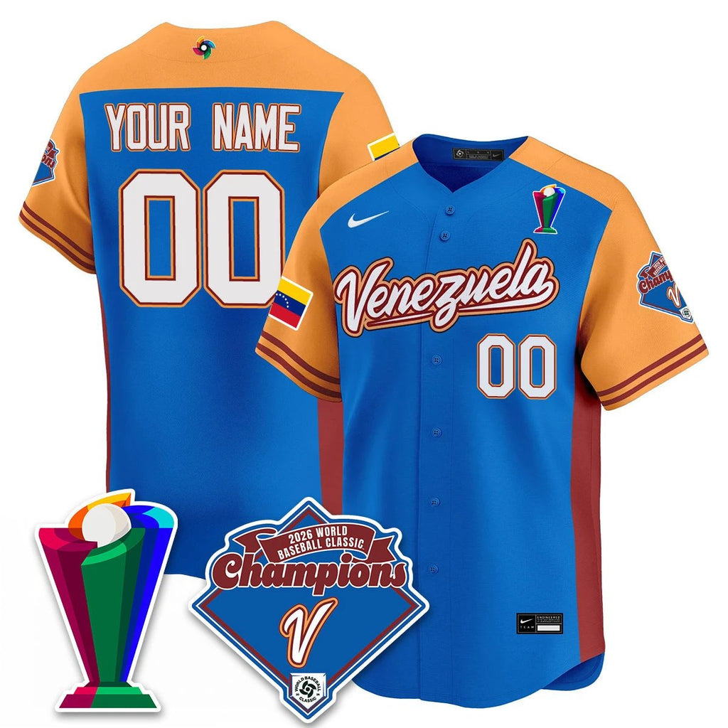 Venezuela Baseball 2026 World Baseball Classic Champions Limited Jersey - All Stitched by Team Venezuela