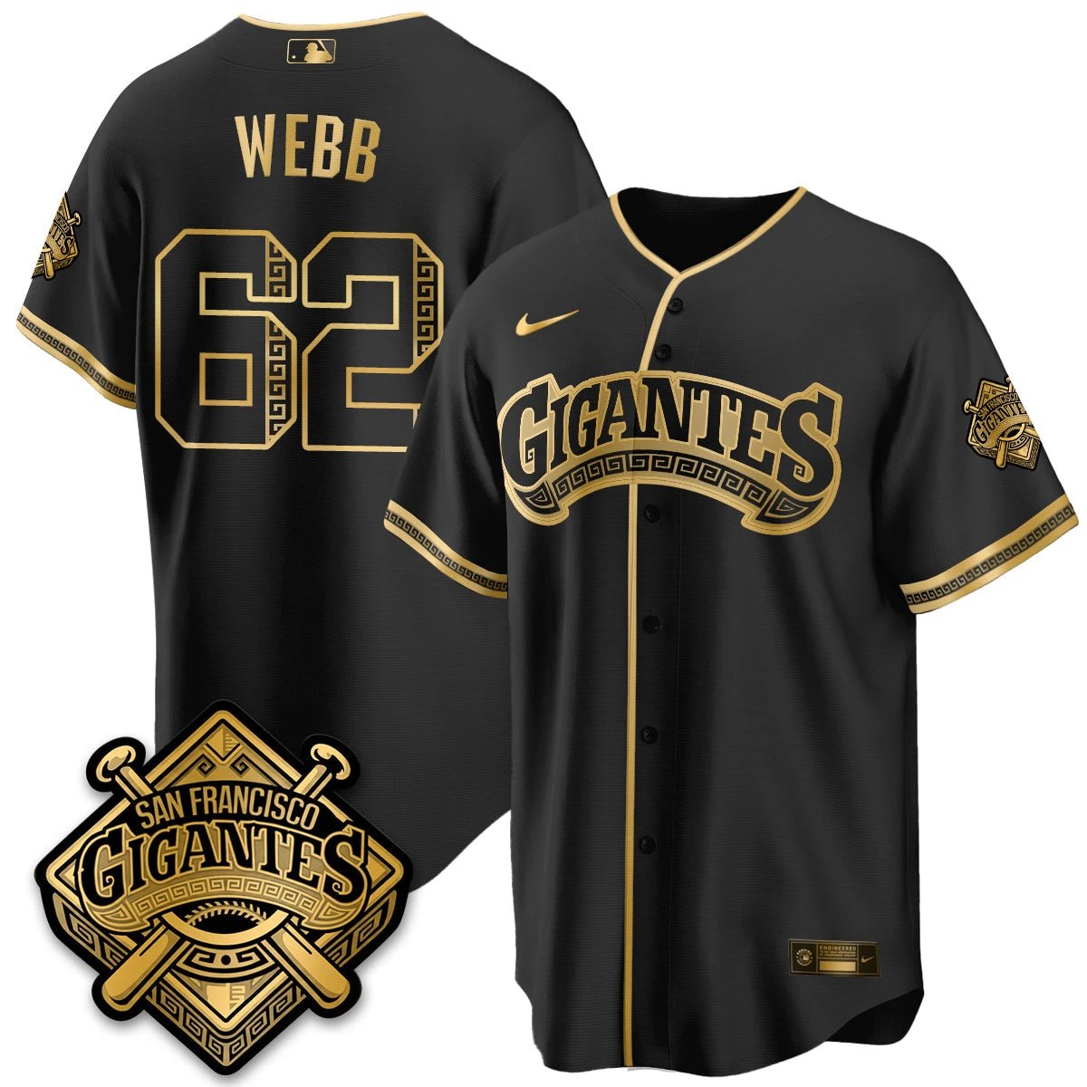 SF GIGANTES Vapor Limited Jersey - All Stitched by San Francisco Giants