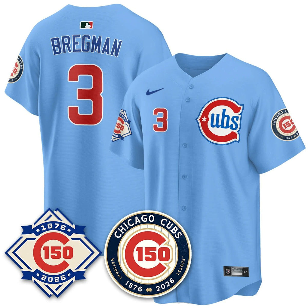 CHC Vapor Limited Gold Jersey - 150th Anniversary - All Stitched by Chicago Cubs