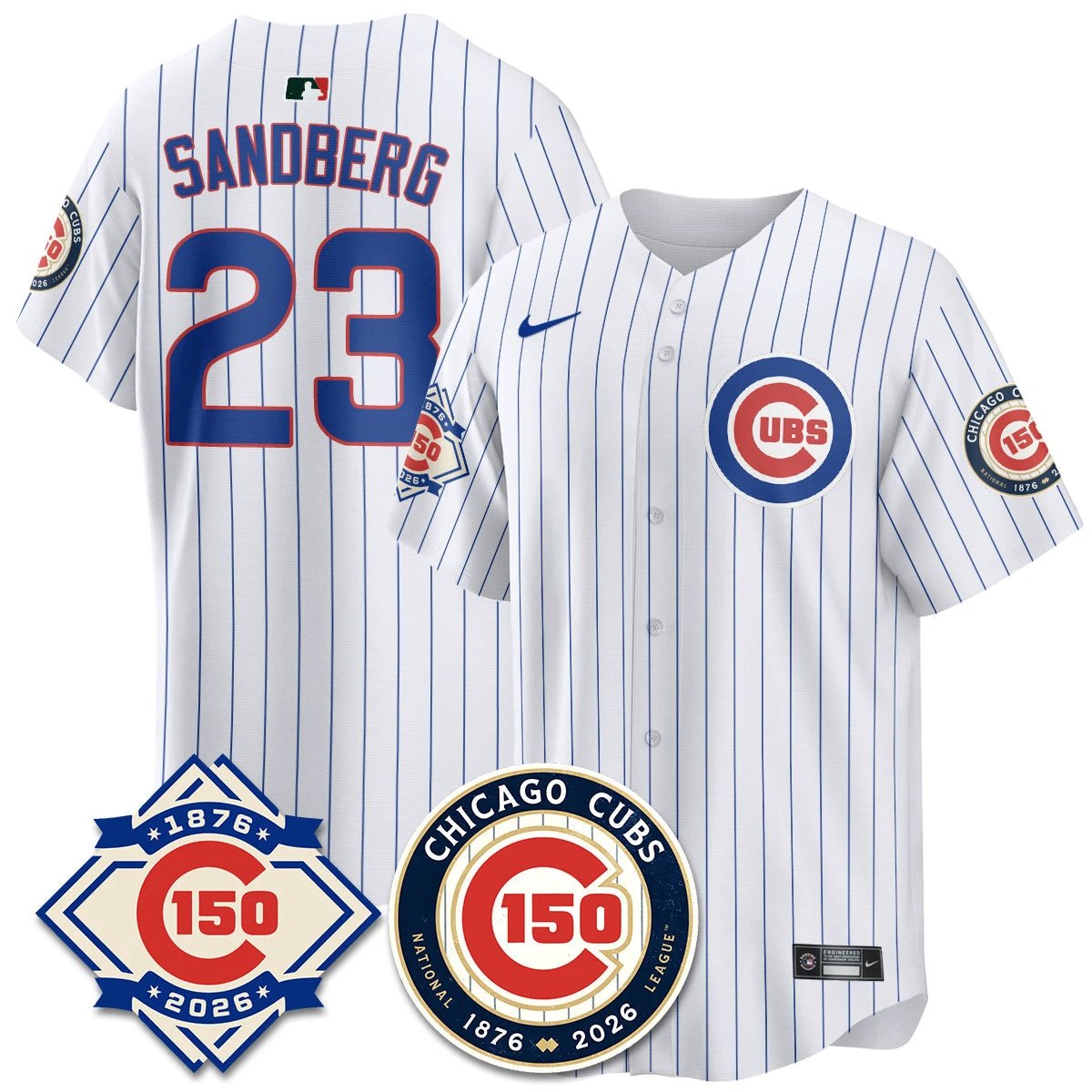 CHC Vapor Limited Gold Jersey - 150th Anniversary - All Stitched by Chicago Cubs