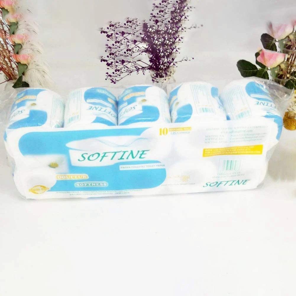 Toilet Paper-10 rolls Silky & Smooth Soft 3-Ply Srong Highly Absorbent -950g/10 rolls by flagsshop
