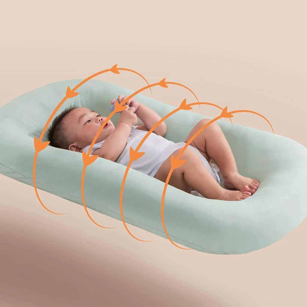 Newborn Baby Mattress Sleeping Nest Portable Baby Pillow Bed Removable Washable by BowLift