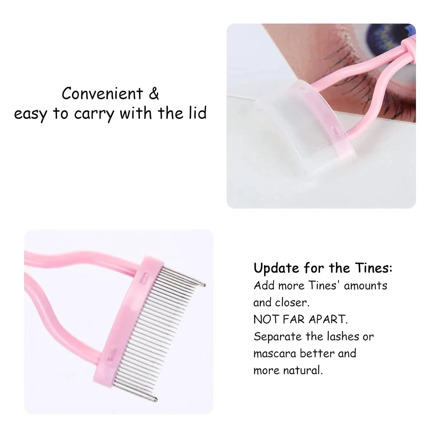 Precision Eyelash Comb & Separator for Flawless Eyelashes by BowLift