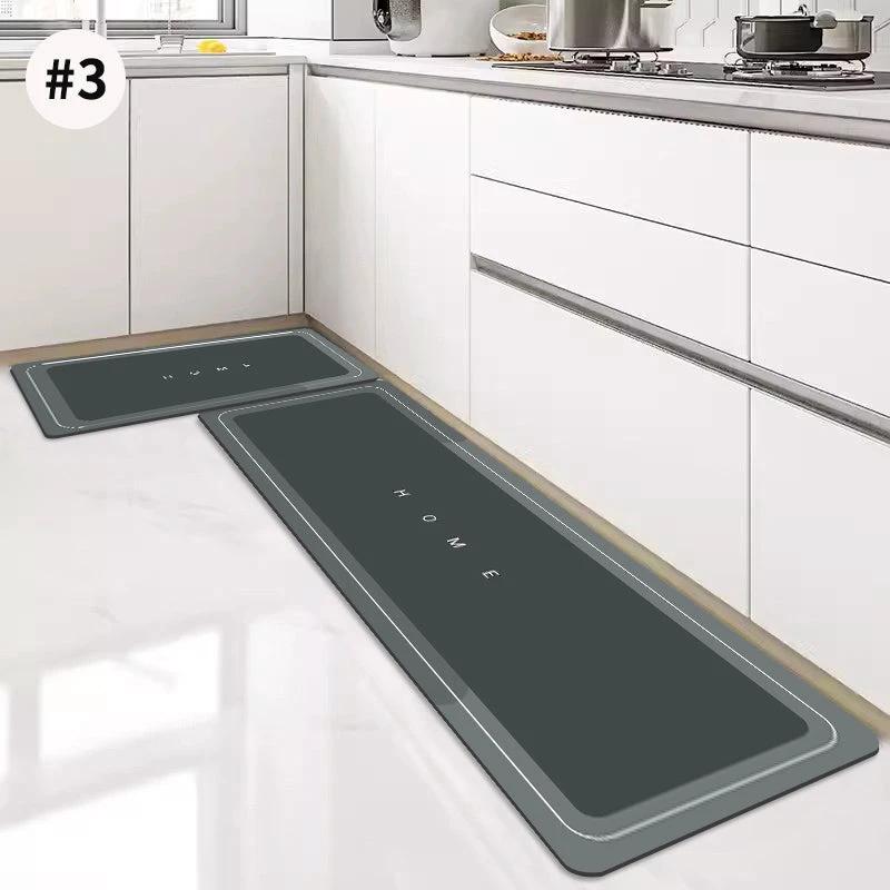 Super Absorbent Non-Slip Diatomite Kitchen Mat by BowLift
