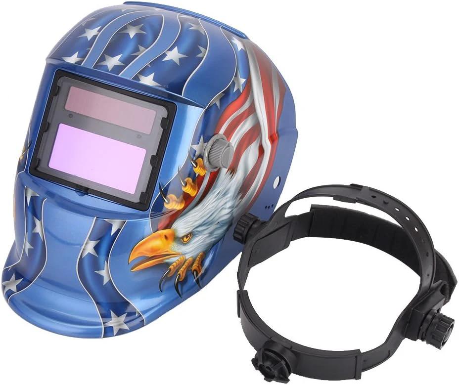 Auto-Darkening Welding Helmet with True Color Large Viewing Screen by BowLift