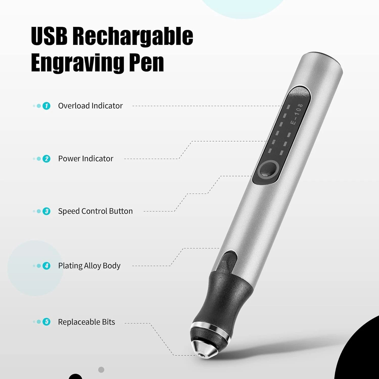 Cordless Engraving Pen works seamlessly on 50+ different surfaces Bowlift by Bowlift