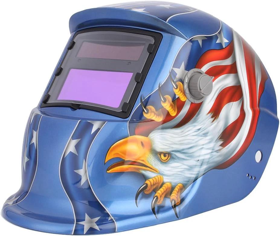 Auto-Darkening Welding Helmet with True Color Large Viewing Screen by BowLift