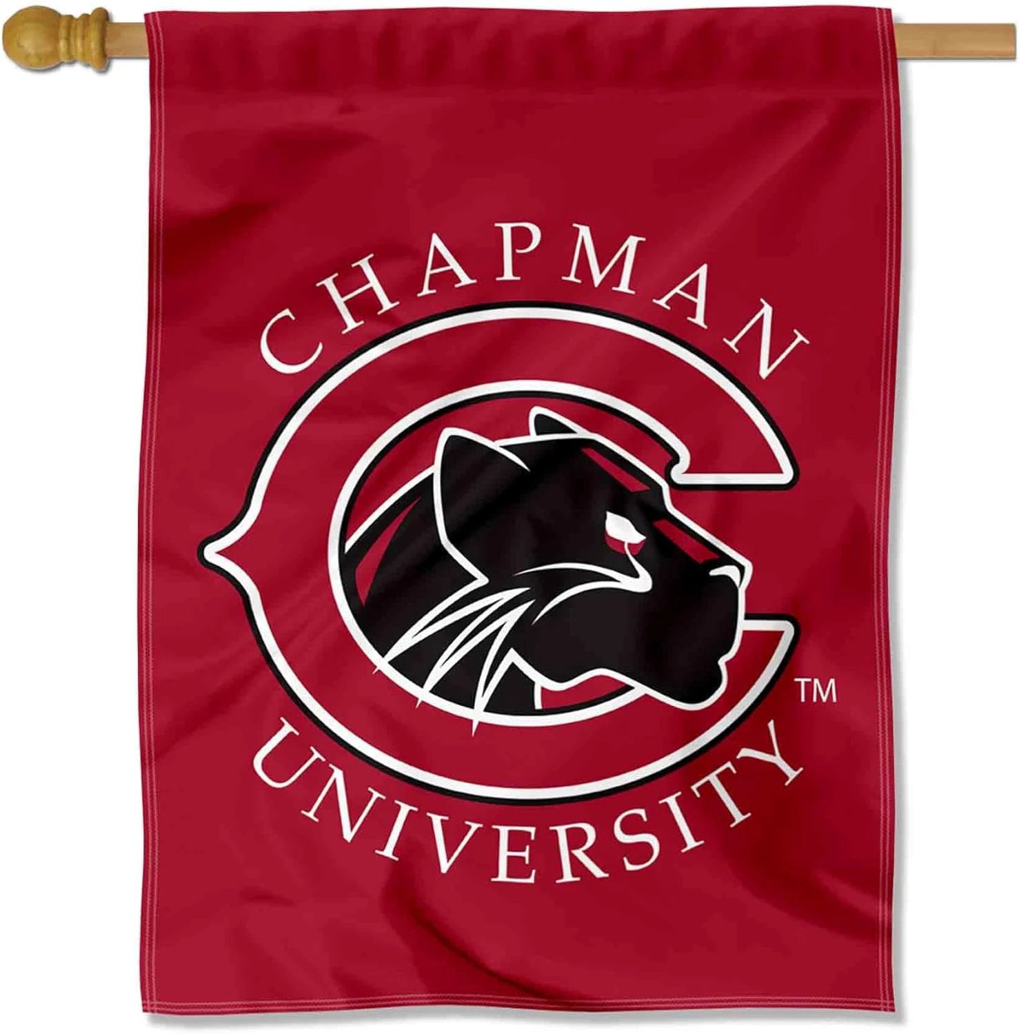 Chapman University Logo Garden Flag - Panthers Banners For Outdoor Indoor Home Garden Yard Decorations by flagsshop