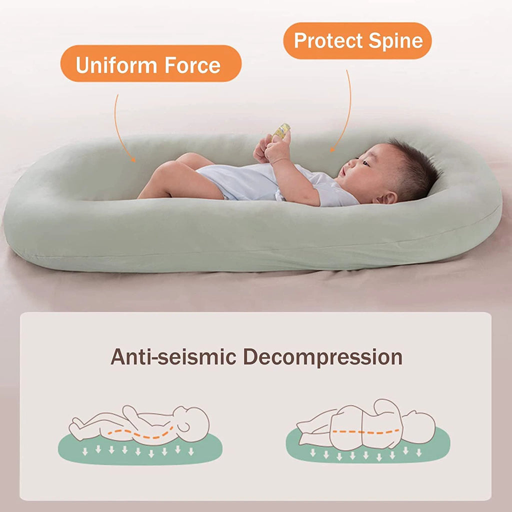 Newborn Baby Mattress Sleeping Nest Portable Baby Pillow Bed Removable Washable by BowLift
