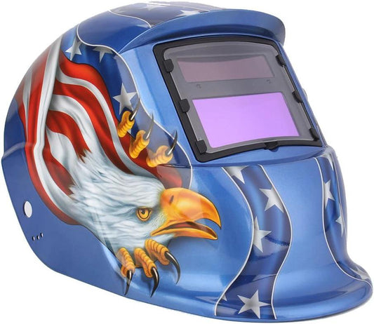 Auto-Darkening Welding Helmet with True Color Large Viewing Screen by BowLift