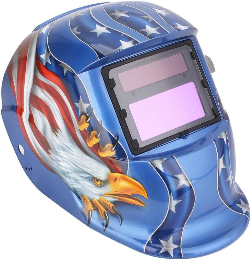 Auto-Darkening Welding Helmet with True Color Large Viewing Screen by BowLift