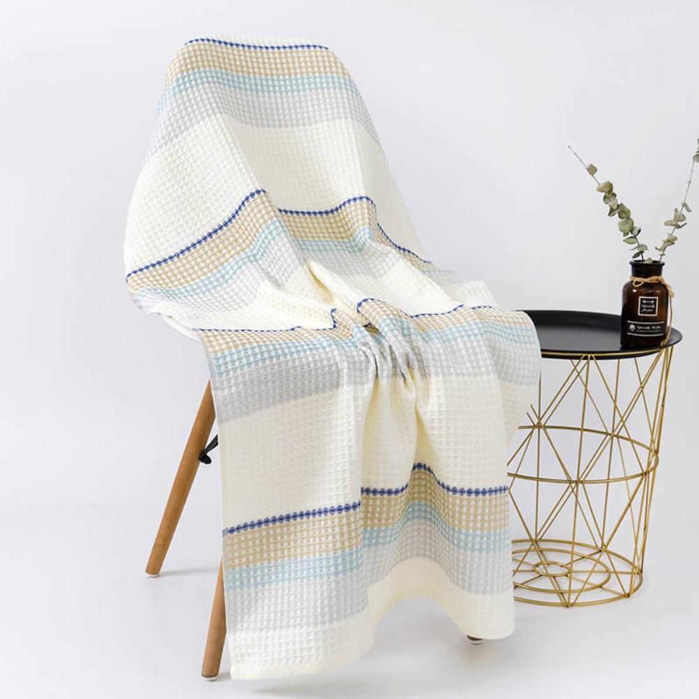 Colorblock Striped Cotton Bath Towel by Casa & Beyond