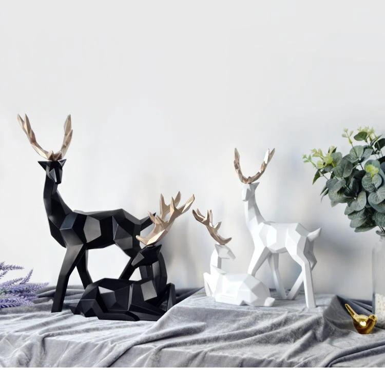 Abstract Deer Figures Pair by BowLift