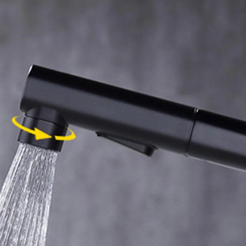 Round Vessel Sink Bathroom Faucet Simple Style Faucet with Brass Material by BowLift