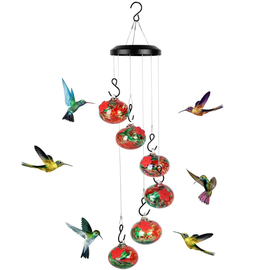 New Charming Wind Chimes Hummingbird feeders Garden Decor by BowLift