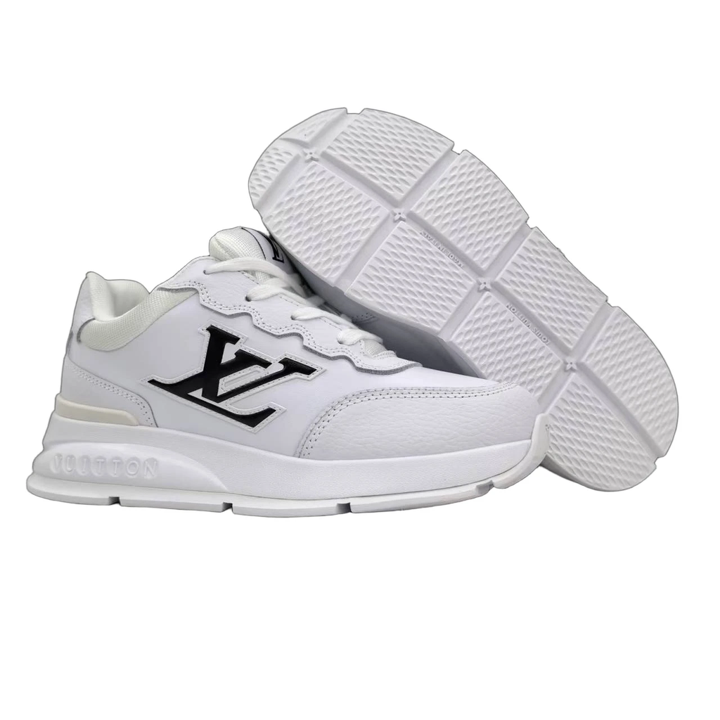 Luxury Lou Paris Classic Trainers White Black Shoes Sneakers by Air Jordan