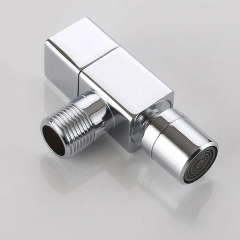 Contemporary Wall-Mounted Bathroom Faucet Knob Handle Solid Brass Round Faucet by BowLift