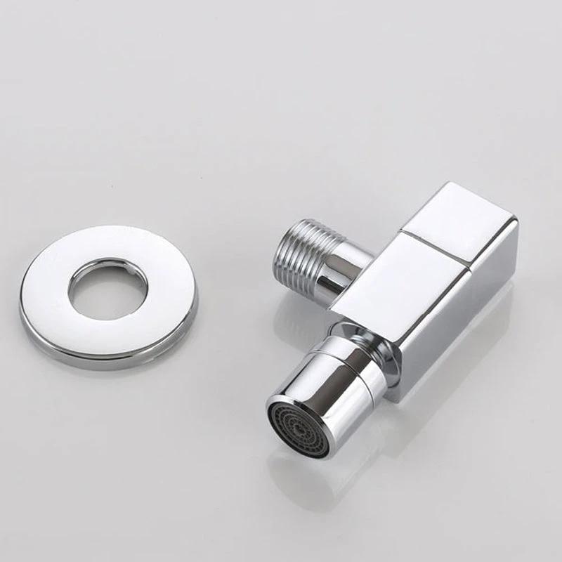 Contemporary Wall-Mounted Bathroom Faucet Knob Handle Solid Brass Round Faucet by BowLift