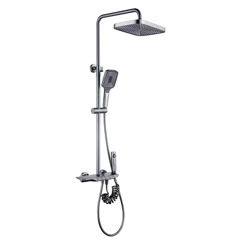 Modern adjustable water flow shower faucet shower arm shower system on the wall by BowLift