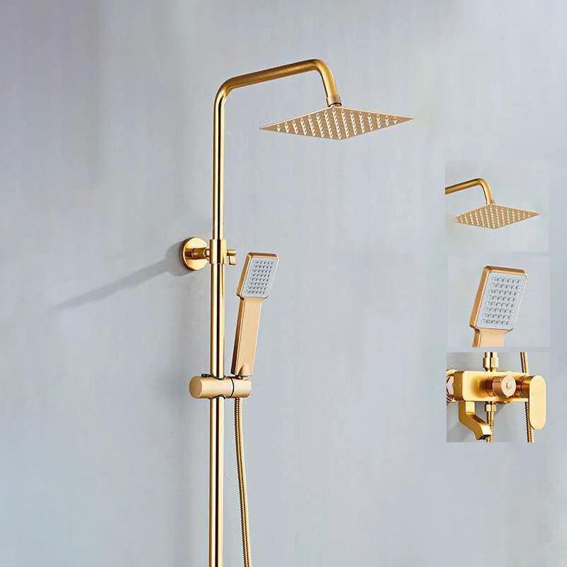Modern adjustable water flow shower faucet shower arm shower system on the wall by BowLift