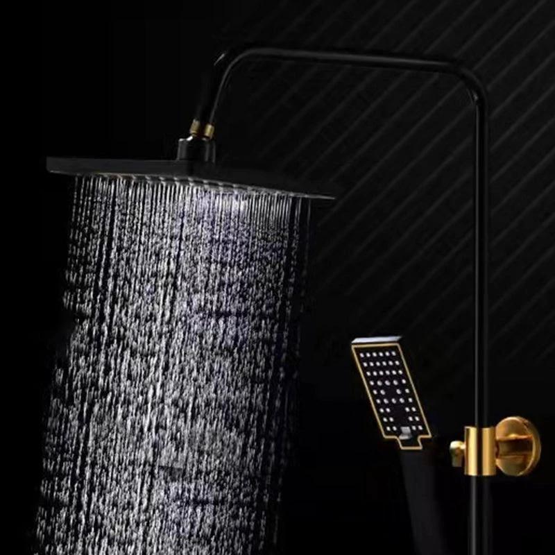 Modern adjustable water flow shower faucet shower arm shower system on the wall by BowLift