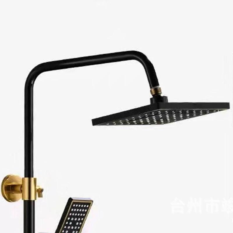 Modern adjustable water flow shower faucet shower arm shower system on the wall by BowLift