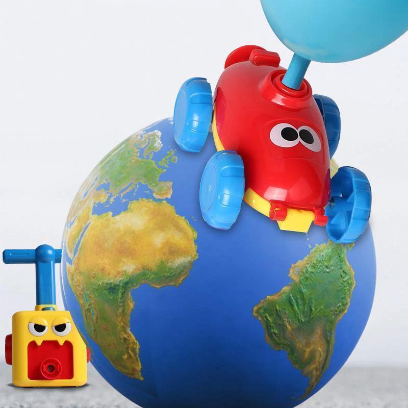 Toy car with inflatable balloon for kids by Bowlift