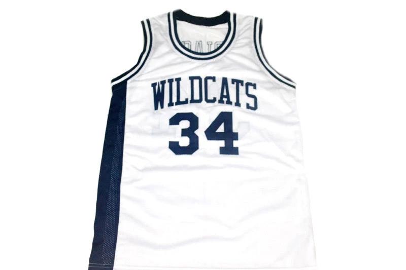 Len Bias Jersey #34 Wildcats High School Basketball White by My store basketball