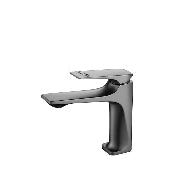 Modern Vessel Sink Faucet Copper Lever Handle Low Arc Vessel Faucet for the Bathroom by BowLift