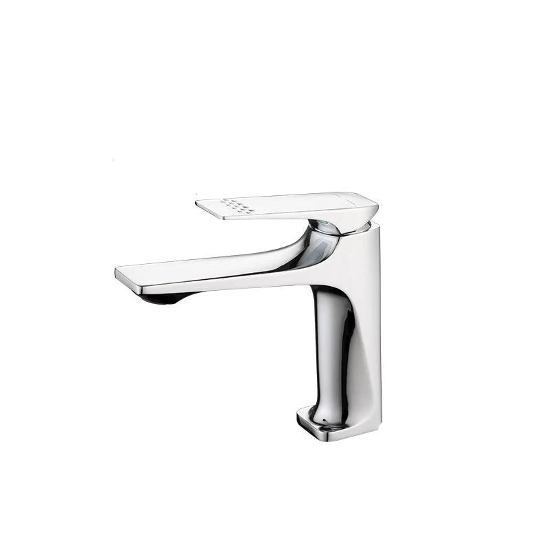Modern Vessel Sink Faucet Copper Lever Handle Low Arc Vessel Faucet for the Bathroom by BowLift