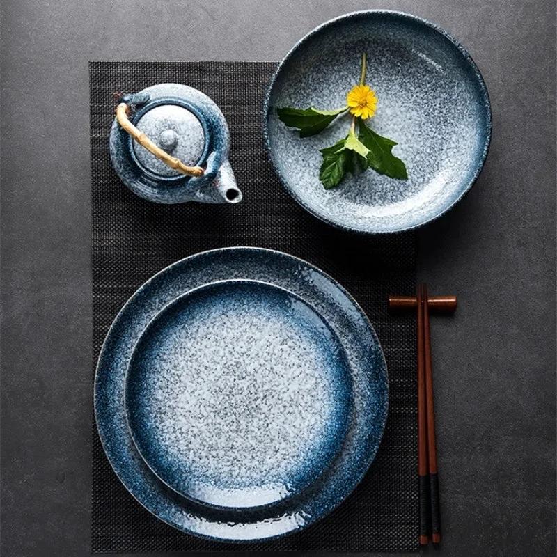6/8/10" Deep Shallow Ceramic Dinner Dish Porcelain Tableware Plate by Bowlift