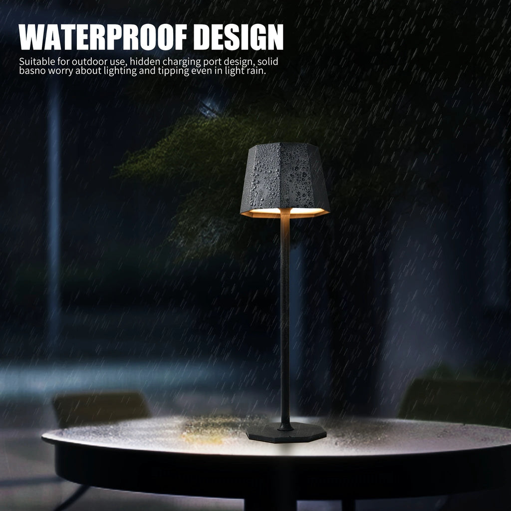 DuoGlow | Battery-Powered 2-Piece Set Cordless Table Lamp Bowlift by Bowlift