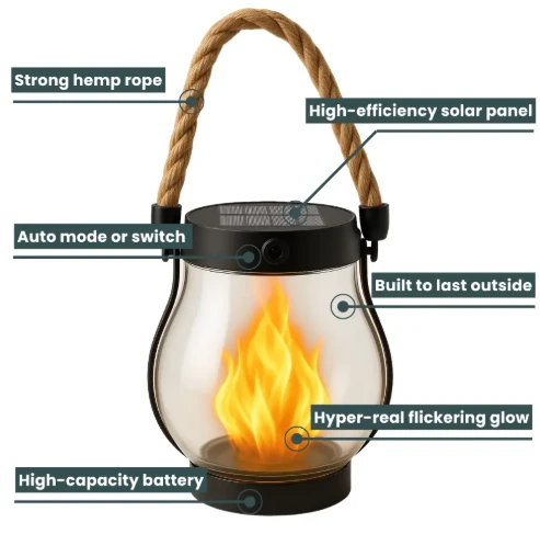 Fire Seed Solar Light — Magical Flame Mood that Warms Your Heart and Enchants Every Night by BowLift