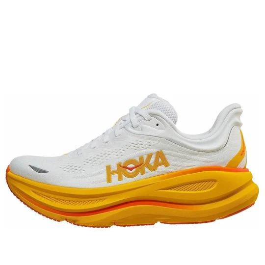 Hoka One One Bondi 9 White Orange 1162012-FNF by Air Jordan