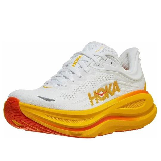 Hoka One One Bondi 9 White Orange 1162012-FNF by Air Jordan