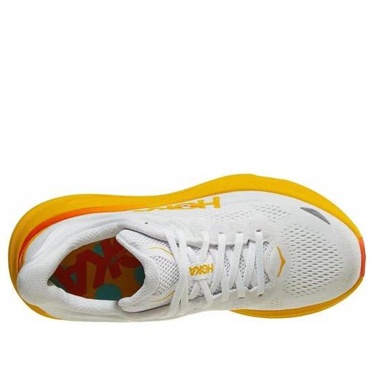 Hoka One One Bondi 9 White Orange 1162012-FNF by Air Jordan