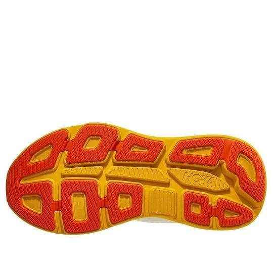 Hoka One One Bondi 9 White Orange 1162012-FNF by Air Jordan